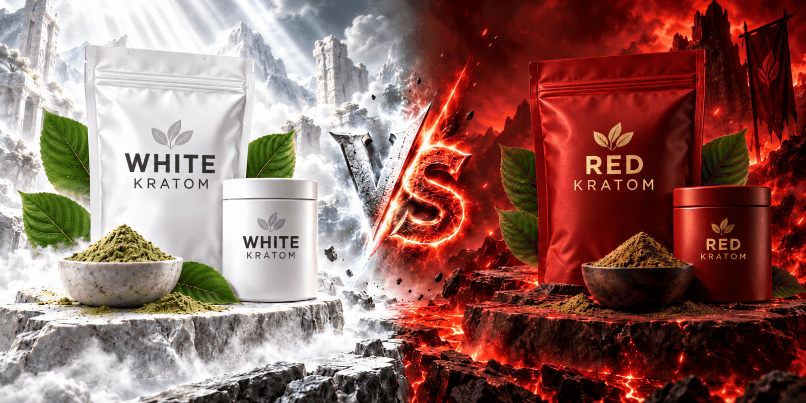 White Kratom vs Red Kratom: What's the Difference?